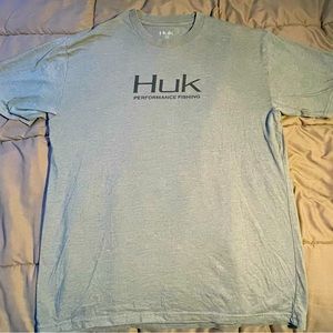 Huk Fishing Grey T-Shirt, Men’s Medium